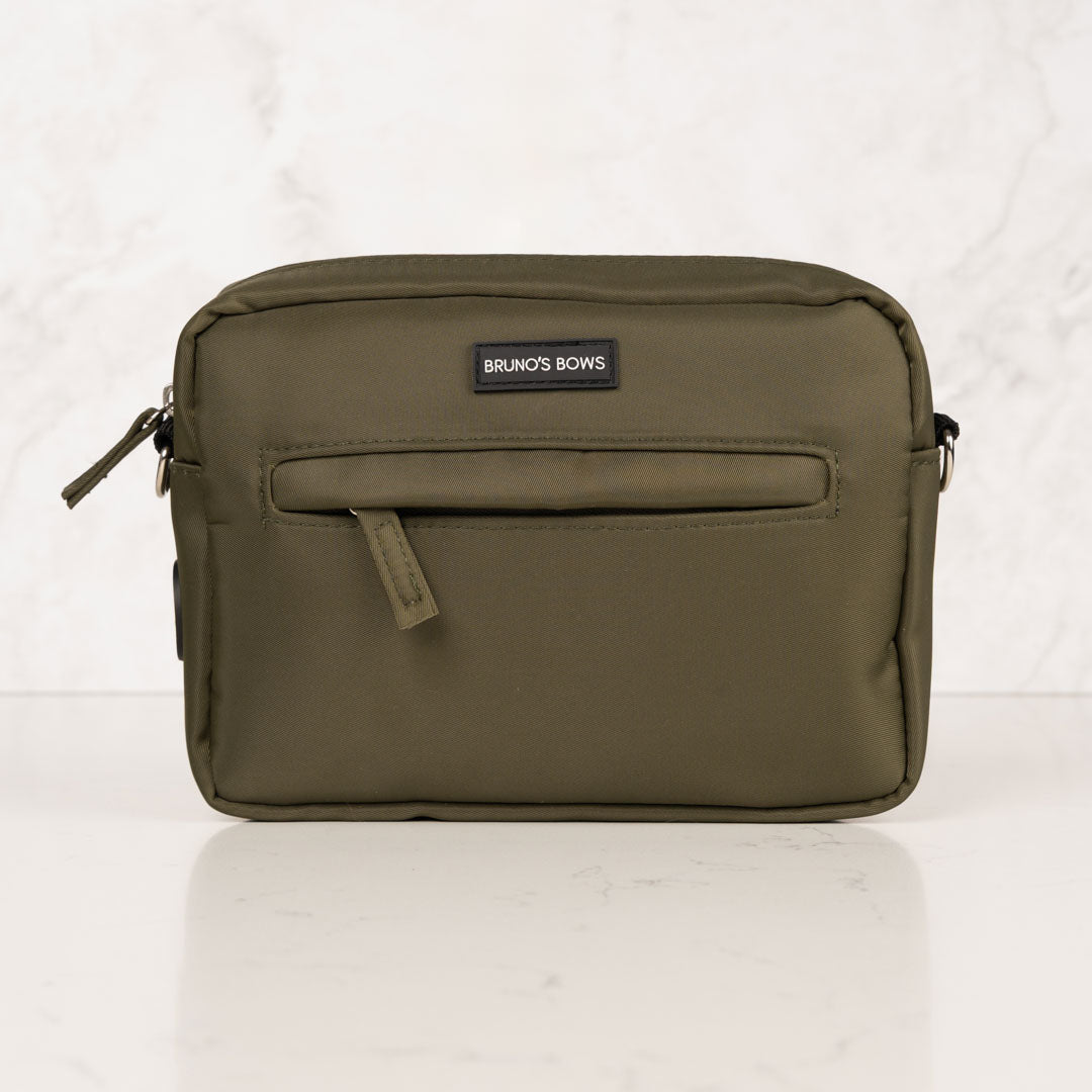 Khaki Green Dog Walking Bag