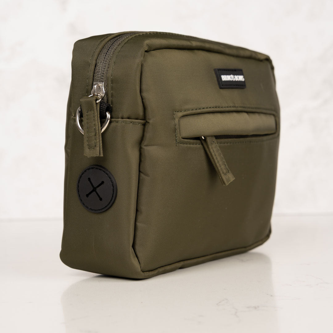 Khaki Green Dog Walking Bag