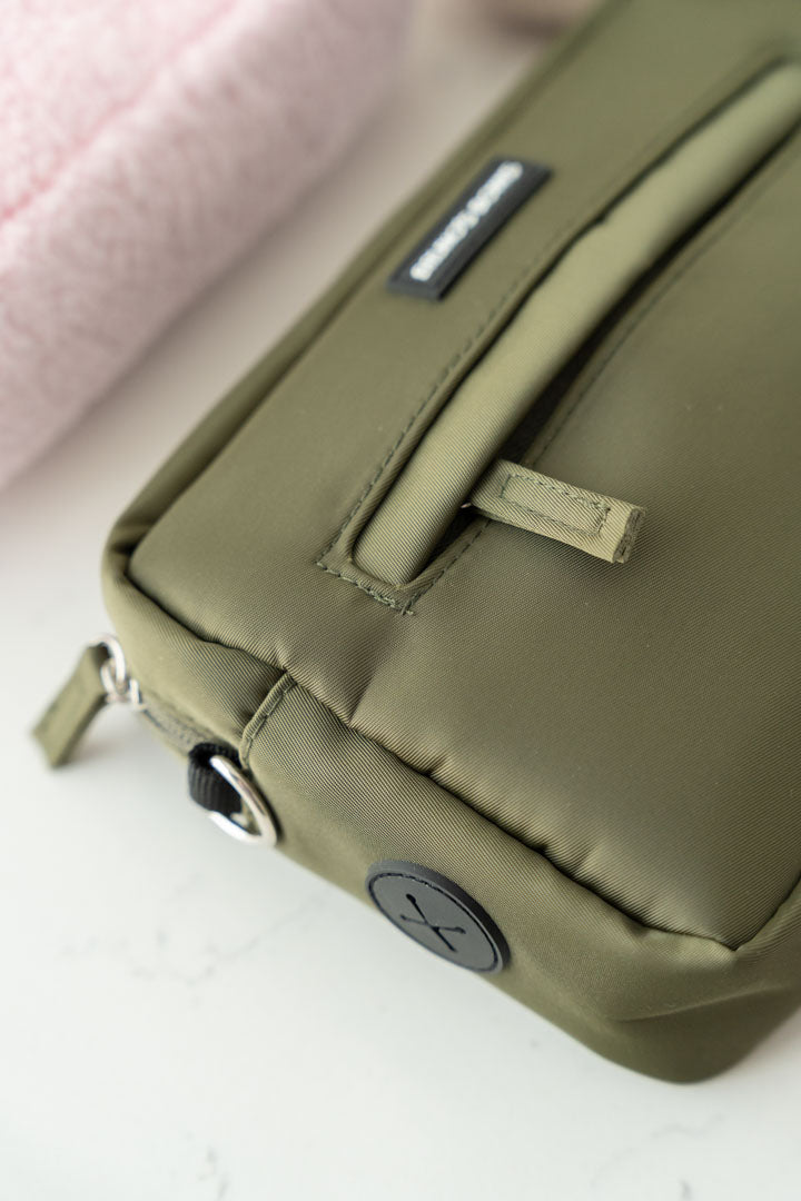 Khaki Green Dog Walking Bag
