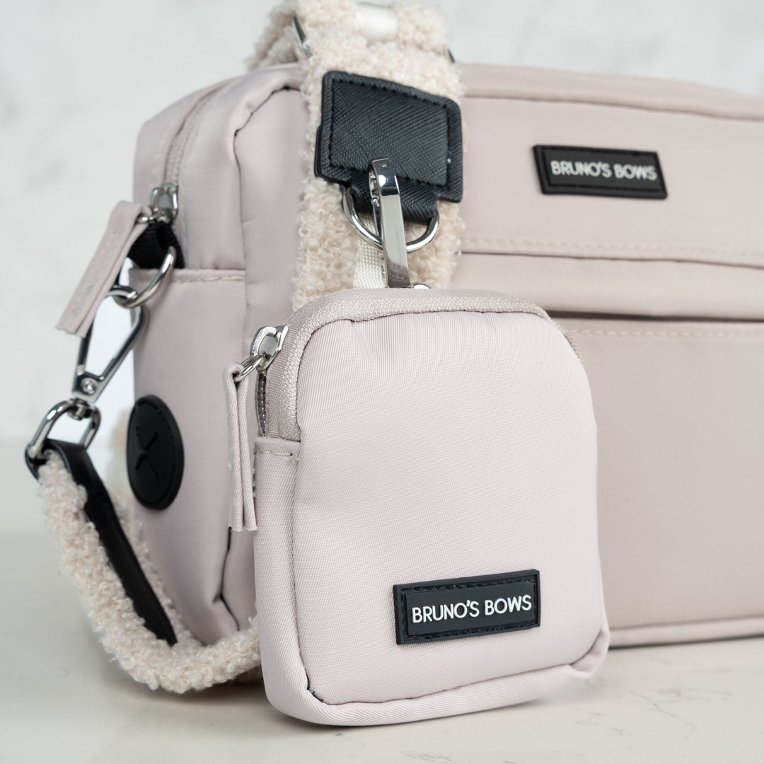 Beige Dog Walking Bag