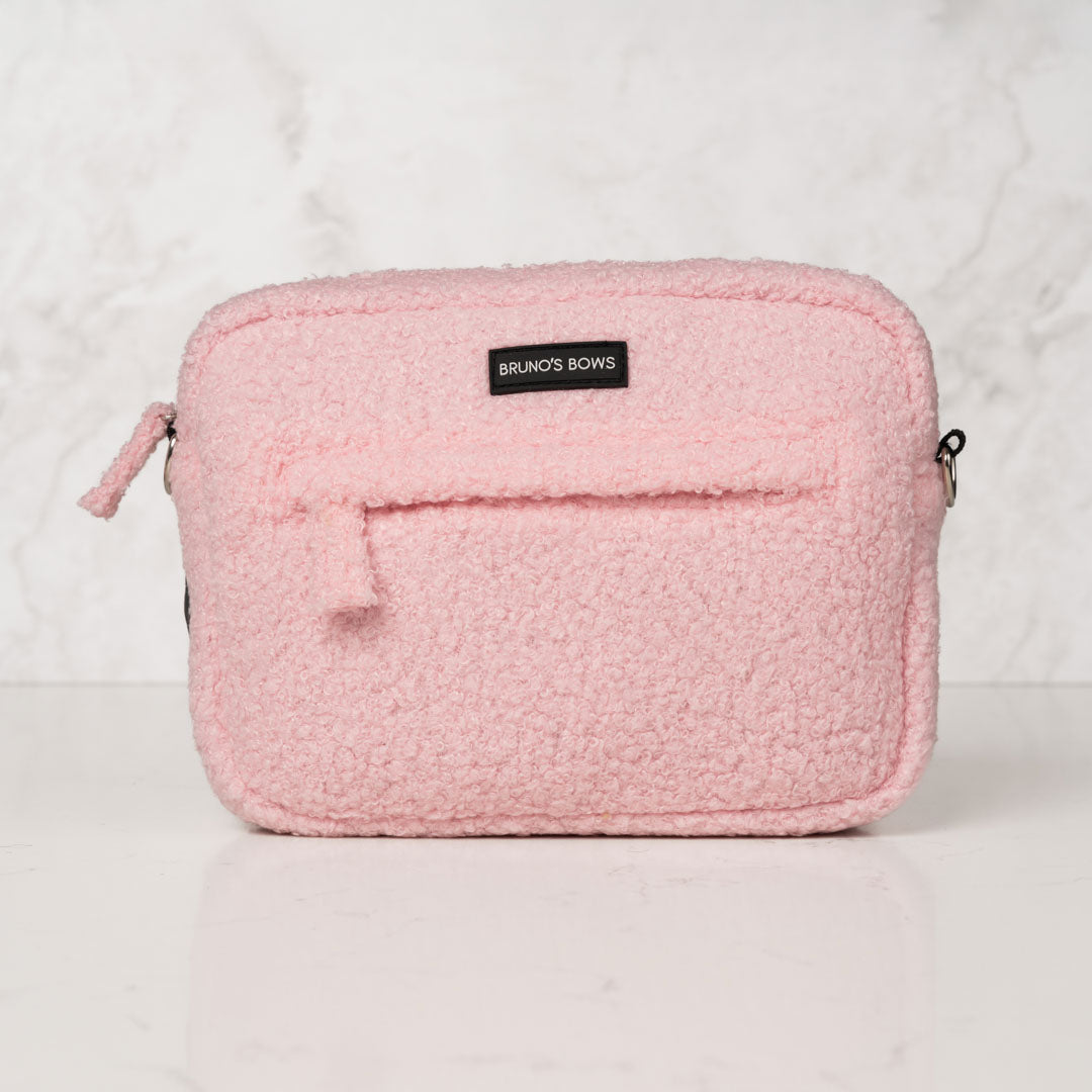 Teddy Pink Dog Walking Bag
