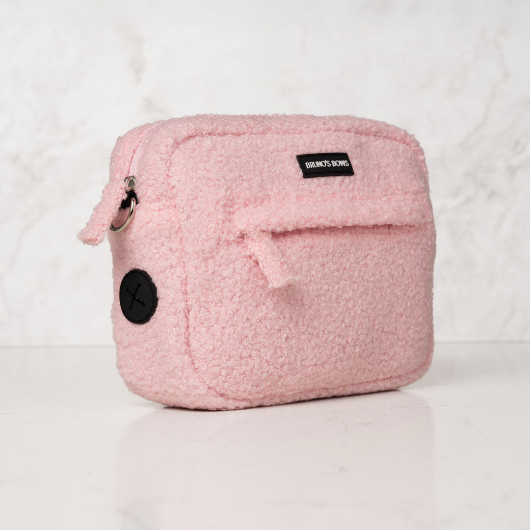 Teddy Pink Dog Walking Bag