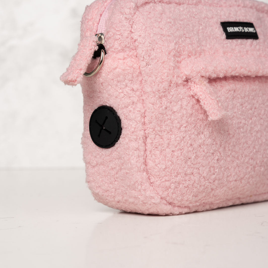 Teddy Pink Dog Walking Bag