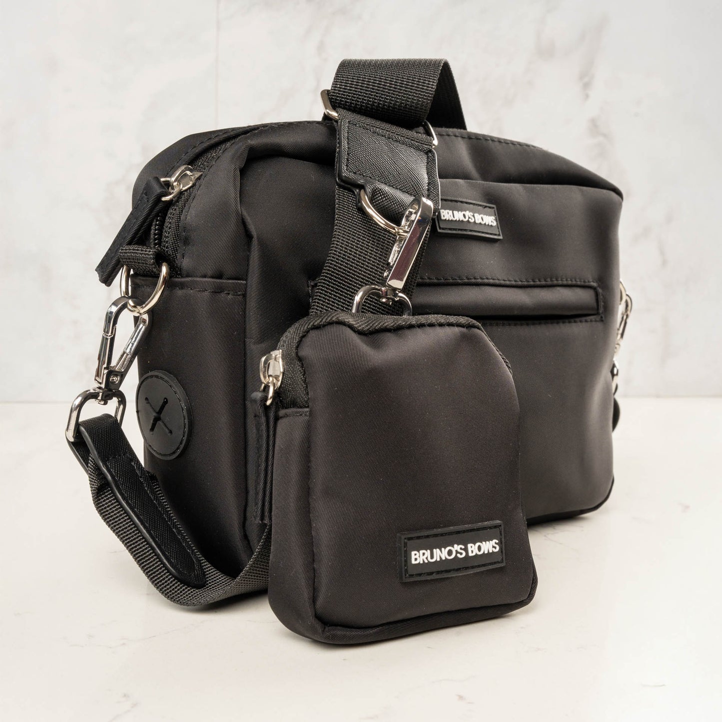 Black Dog Walking Bag