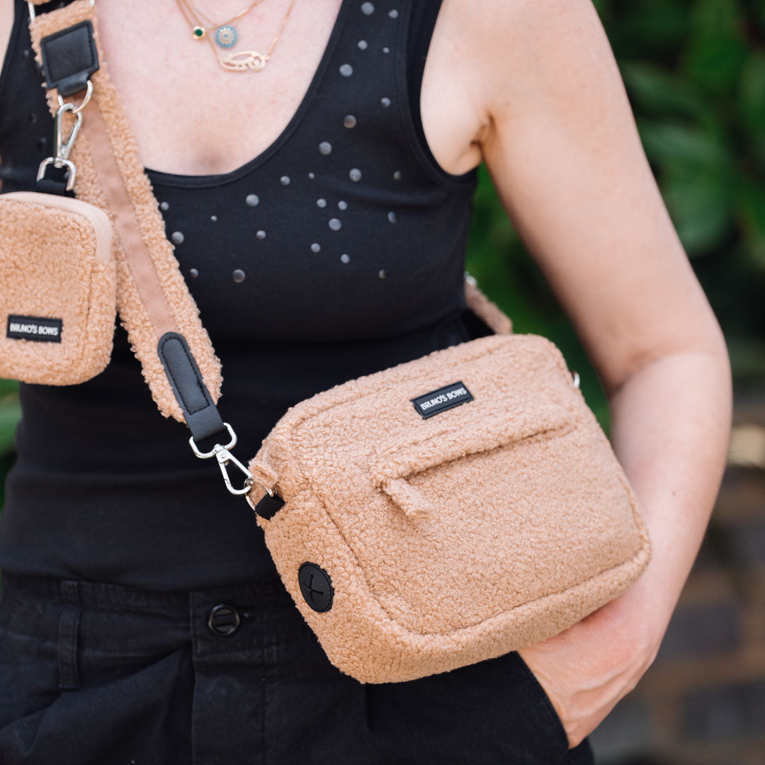 Teddy Brown Dog Walking Bag