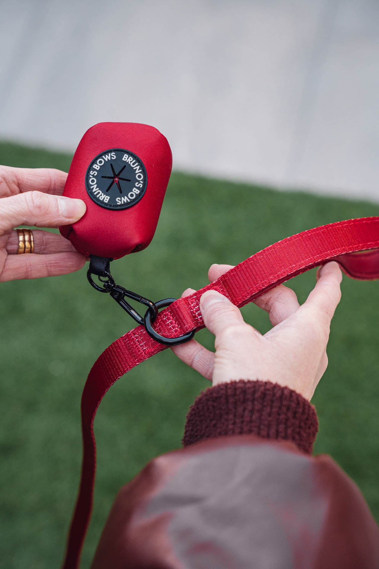 Ruby Poop Bag Holder