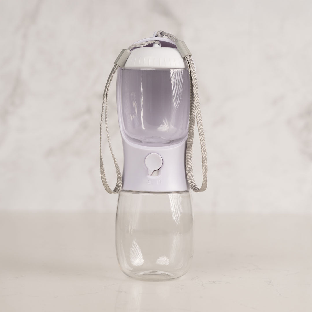 Pet Water Bottle - 300ml water and 100g food