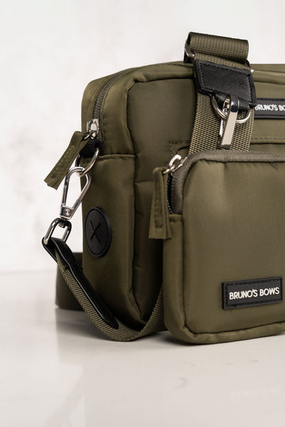 Khaki Green Dog Walking Bag