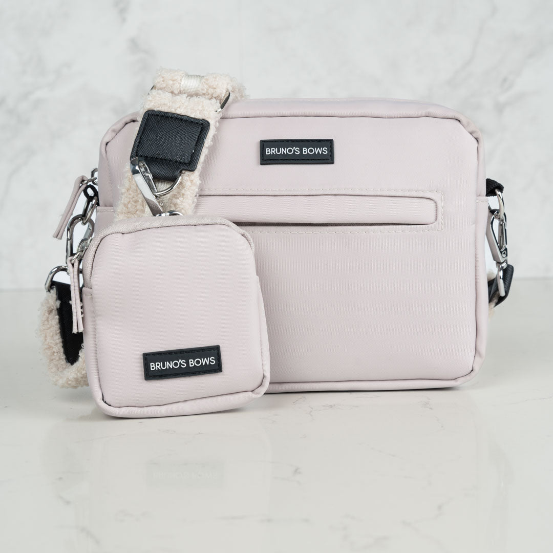 Beige Dog Walking Bag