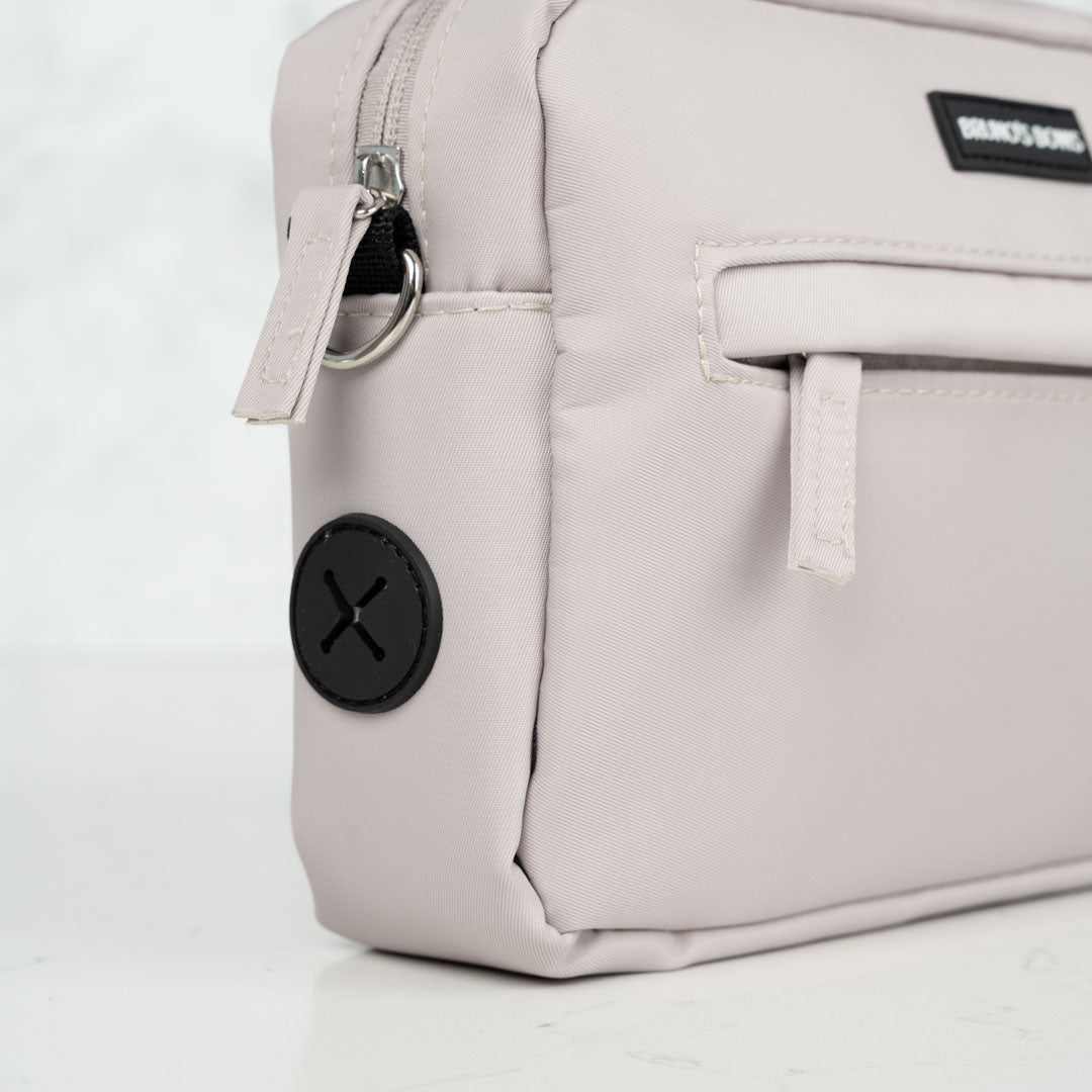 Beige Dog Walking Bag