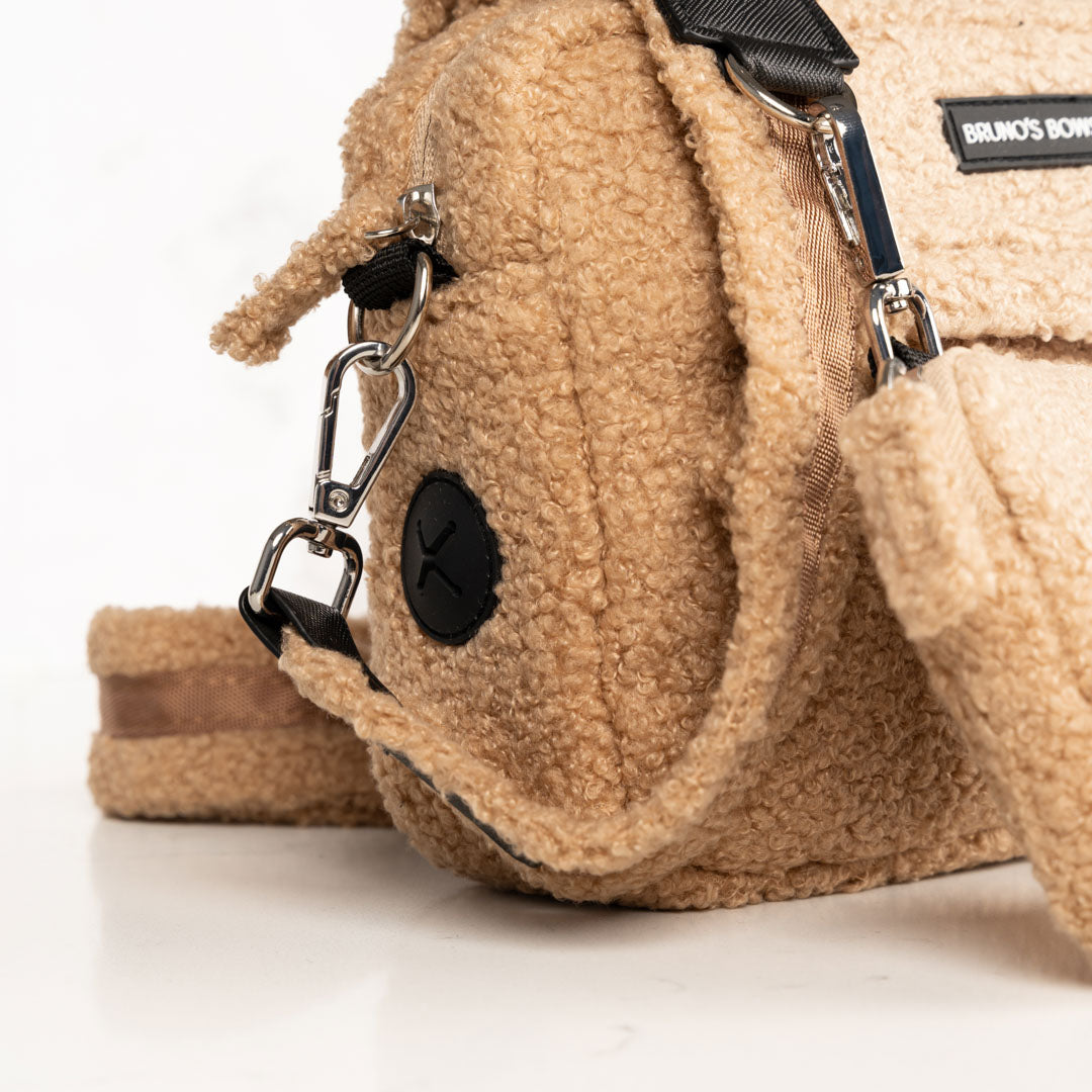 Teddy Brown Dog Walking Bag