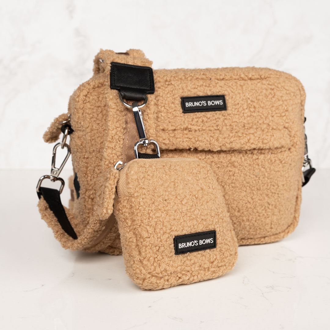 Teddy Brown Dog Walking Bag