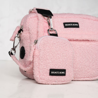 Teddy Pink Dog Walking Bag