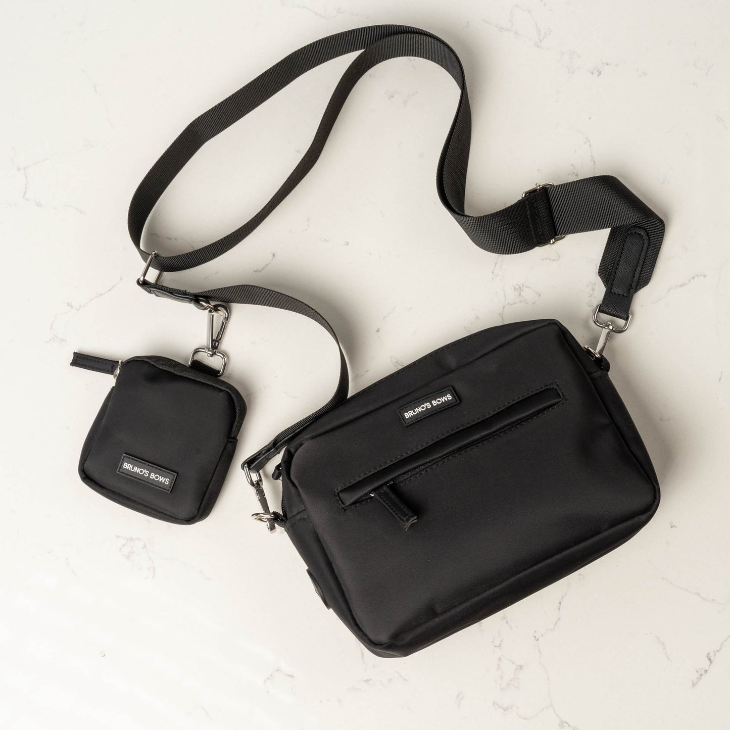 Black Dog Walking Bag