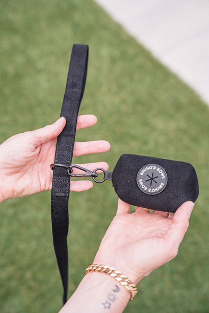 Black Velvet Bag Holder