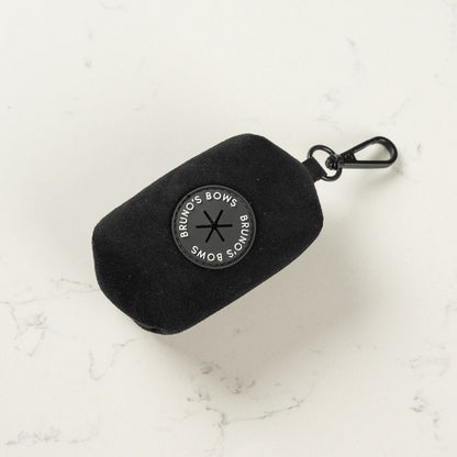 Black Velvet Bag Holder