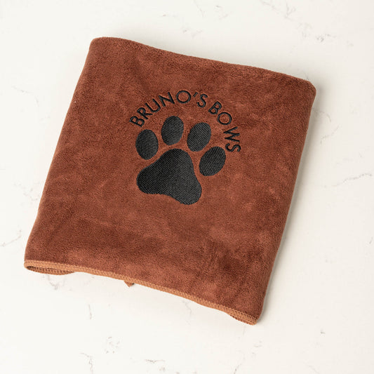Bruno’s Bows Signature Dog Towel